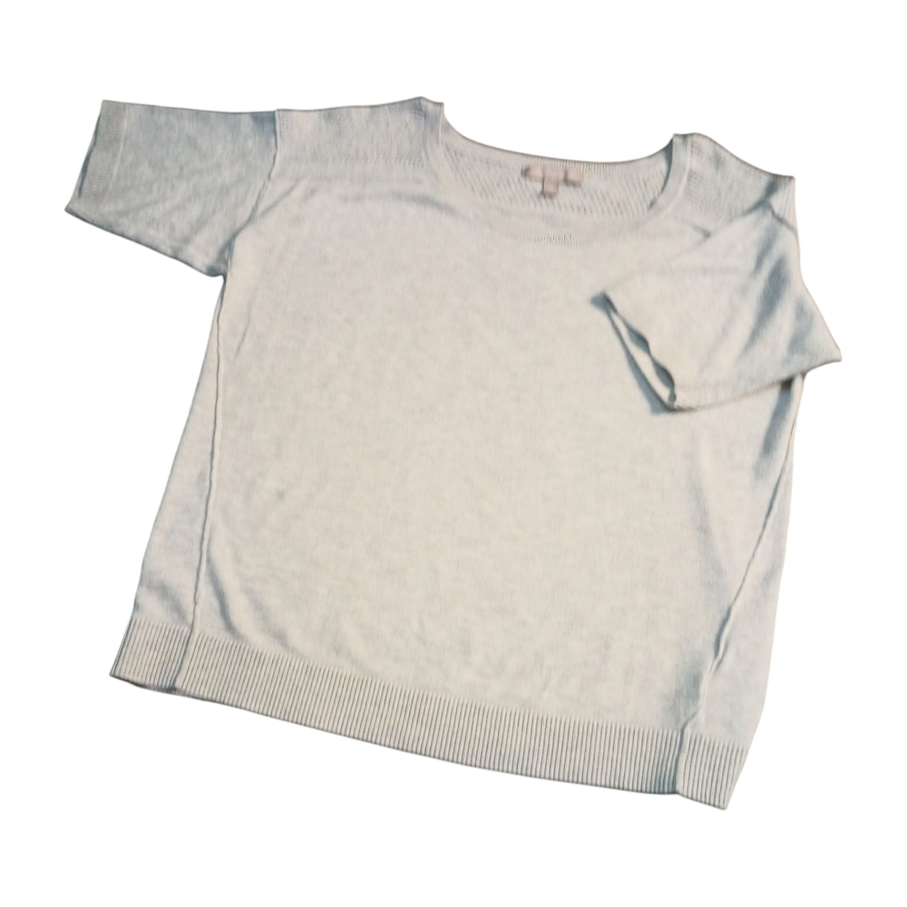 Banana Republic Heather Gray Knit Top